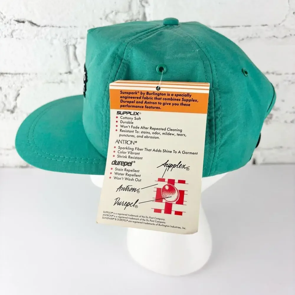 Deadstock Vintage Wyffels Hybrids Teal Sun Spark Cap